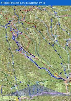 Nagy-Hideg-hegy MTB map