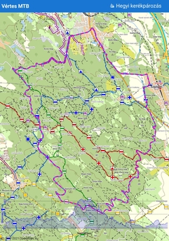 Vrtes mtb krtra map